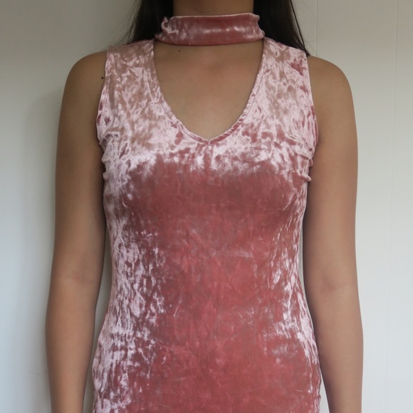 Papaya Dresses & Skirts - Pink velvet dress